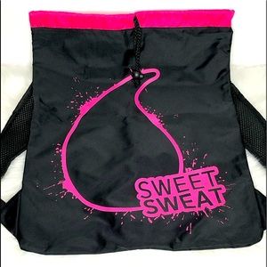 Sweet and Sweat Draw String Bag 2pcs pink and black